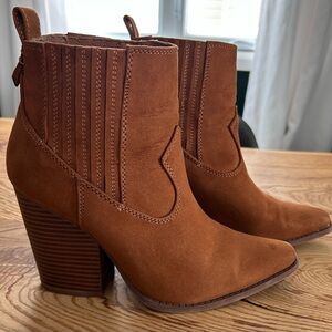 Qupid Sude Ankle Boots